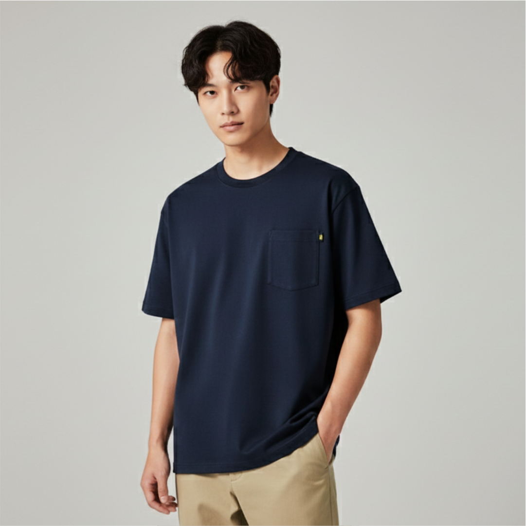 Relaxed Fit Pocket PIKO Navy