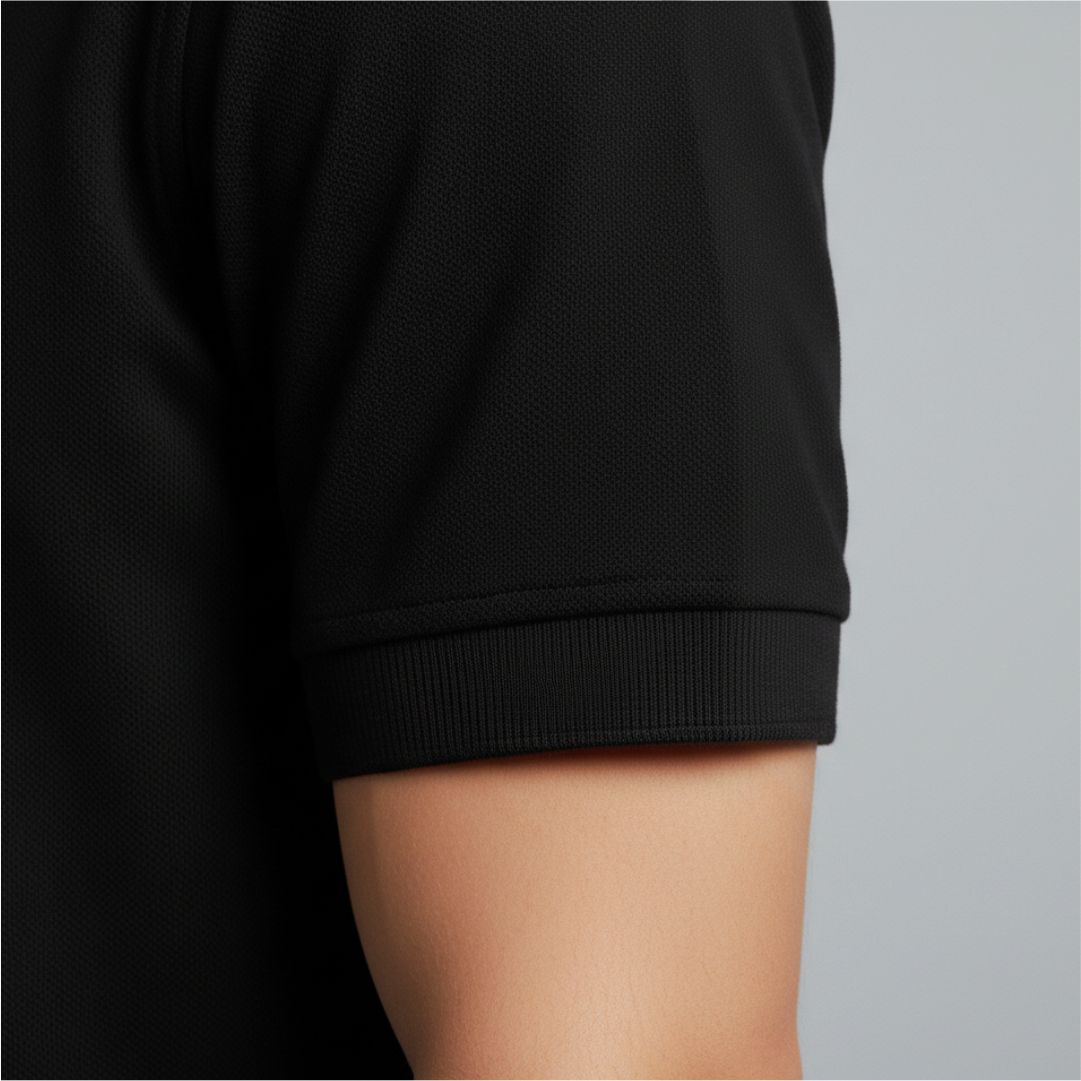 Polo Shirt Hexo Black