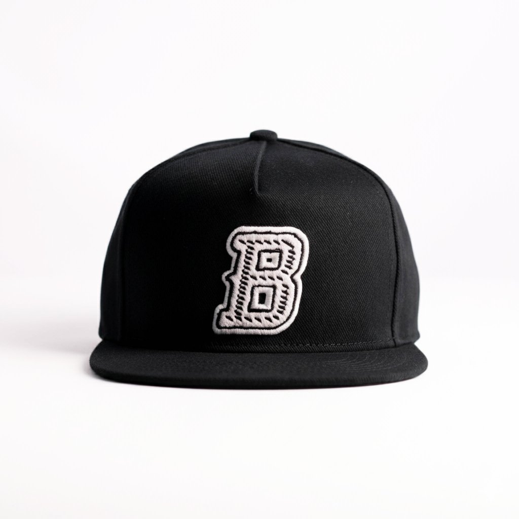 Snapback Cap - Basique Initial - Cotton Twill